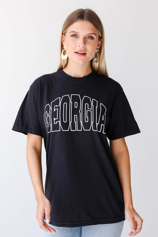 Black Georgia Tee